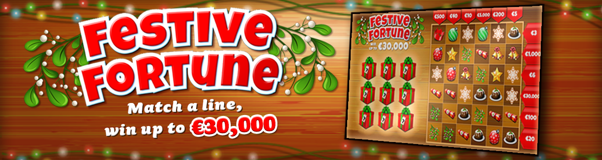 Festive Fortune | Instant Win Games | Irish National Lottery