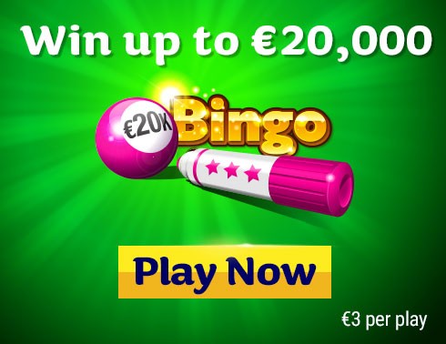 20K Bingo Instant Win Game Homepage Banner